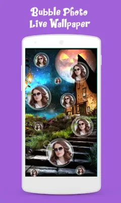 Bubble Photo LiveWallpaper android App screenshot 1
