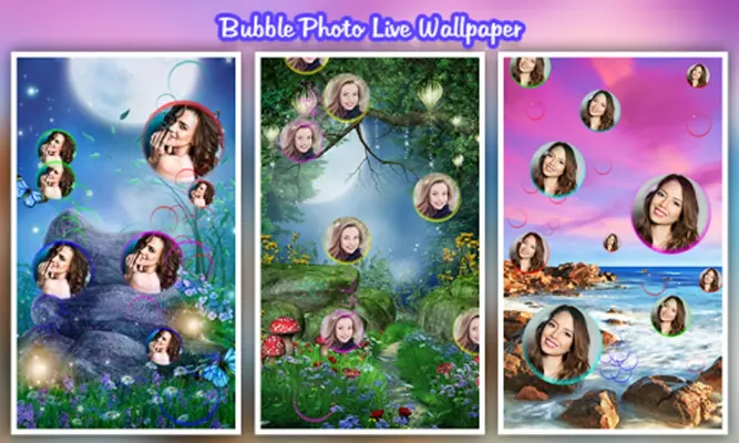 Bubble Photo LiveWallpaper android App screenshot 6